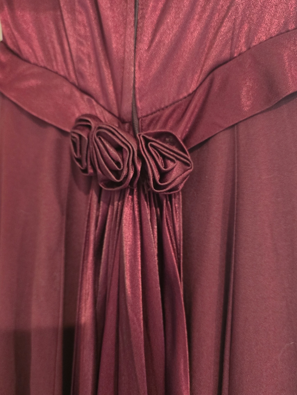 Vintage Burgundy Dress Women’s Size 6 Regency Romantic Castlecore Ren Faire - Picture 6 of 15